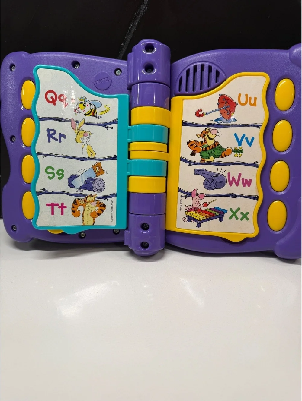 Vintage 1990s Disney Winnie the Pooh Talking Fun ABCs Interactive Learning Toy